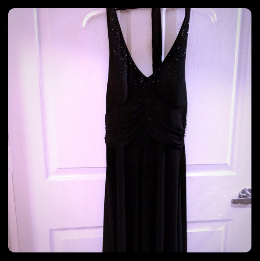 Black cocktail dress